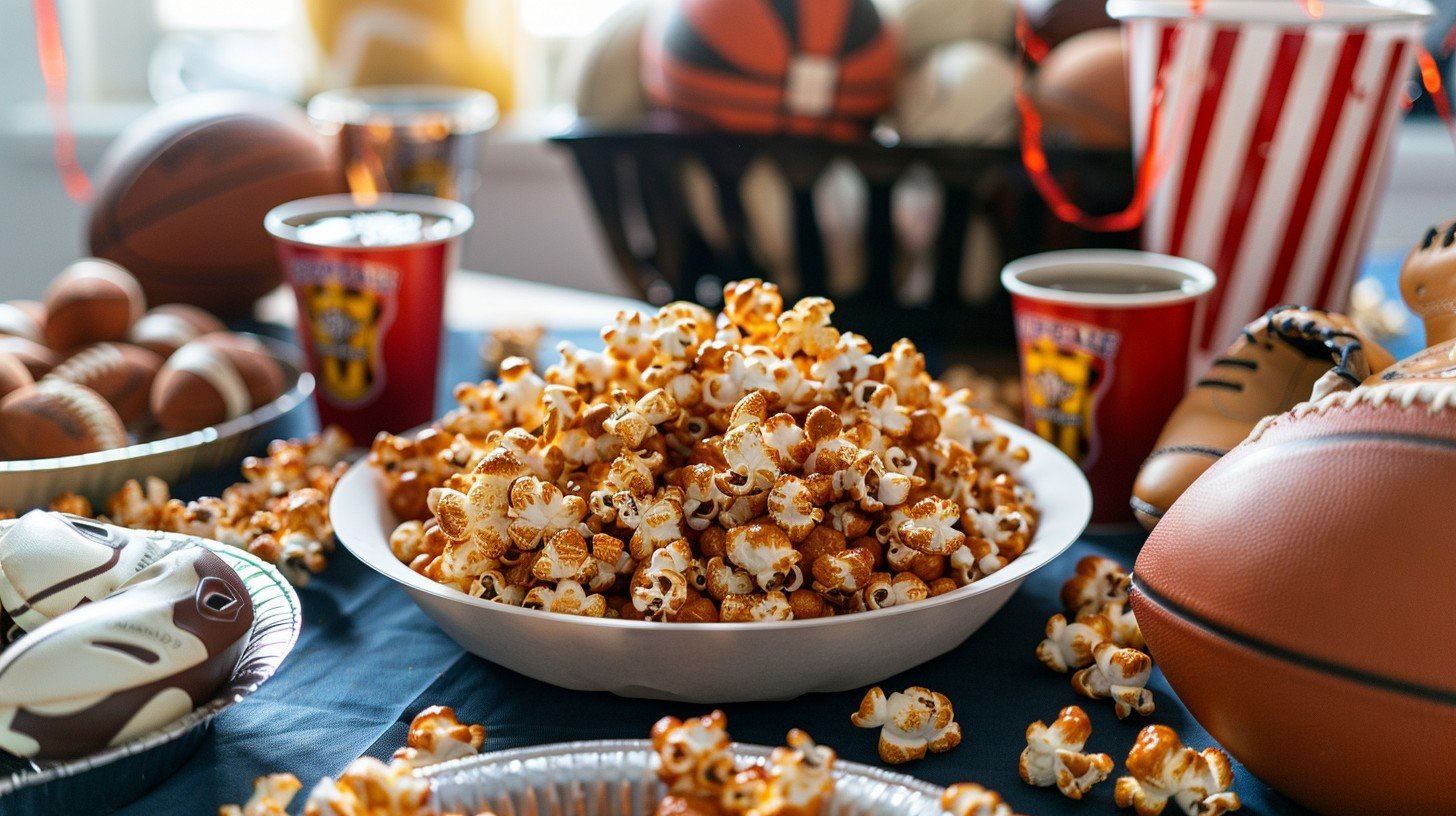 big-table-of-snacks-with-focus-on-popcorn-and-football