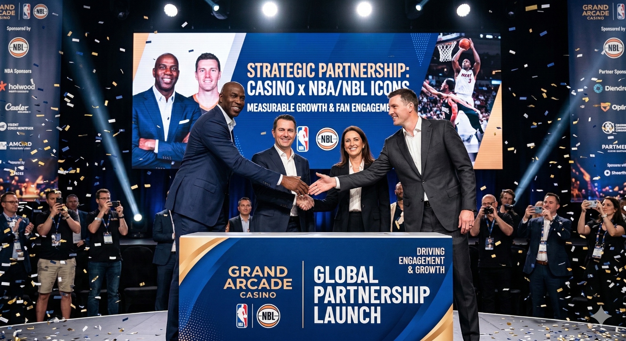 talk-show-hosts-at-booth-with-confetti-shaking-hands-excited