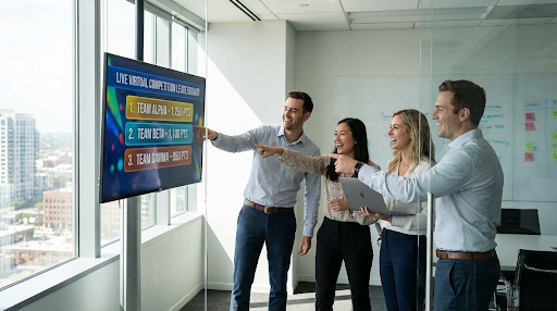 employees-playing-game-in-office
